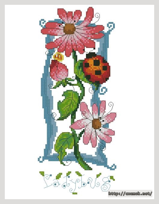 Download embroidery patterns by cross-stitch  - Ladybug, author 
