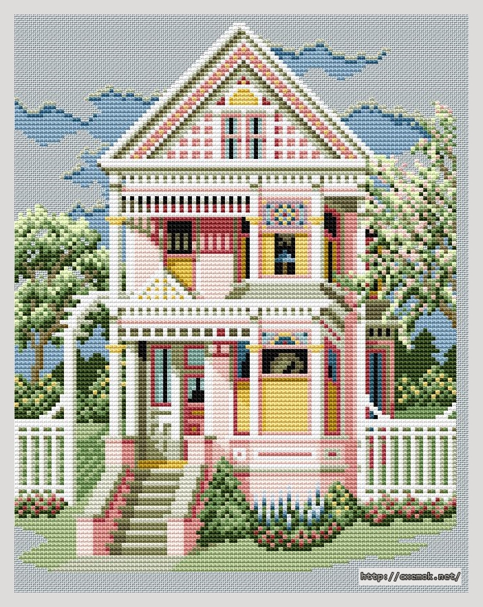 Download embroidery patterns by cross-stitch  - Steiner street cottage, author 
