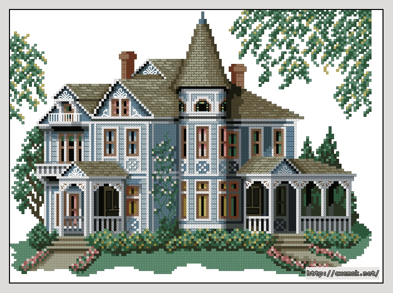 Download embroidery patterns by cross-stitch  - Morton home, author 