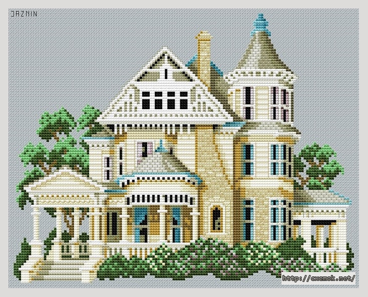 Download embroidery patterns by cross-stitch  - Cj joy house, author 