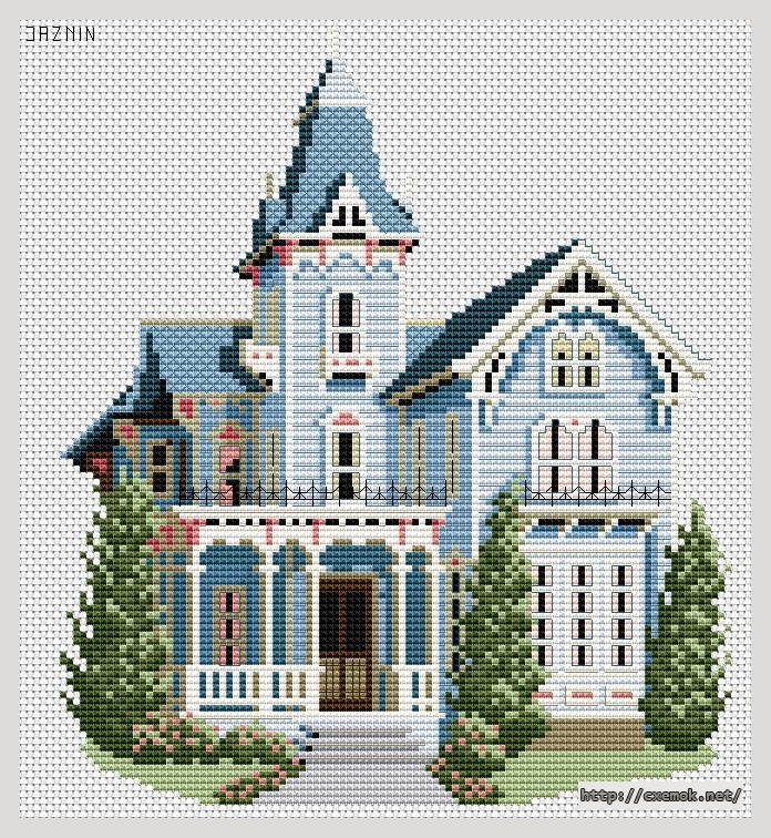 Download embroidery patterns by cross-stitch  - The taylor house, author 