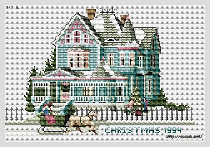 Download embroidery patterns by cross-stitch  - Christmas 1994, author 
