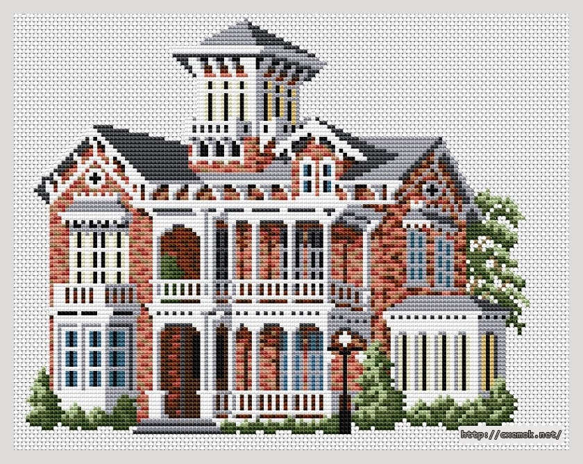 Download embroidery patterns by cross-stitch  - The belvedere, author 