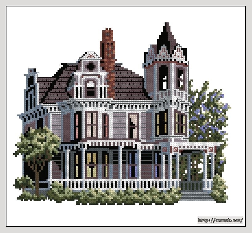 Download embroidery patterns by cross-stitch  - St paul queen anne, author 
