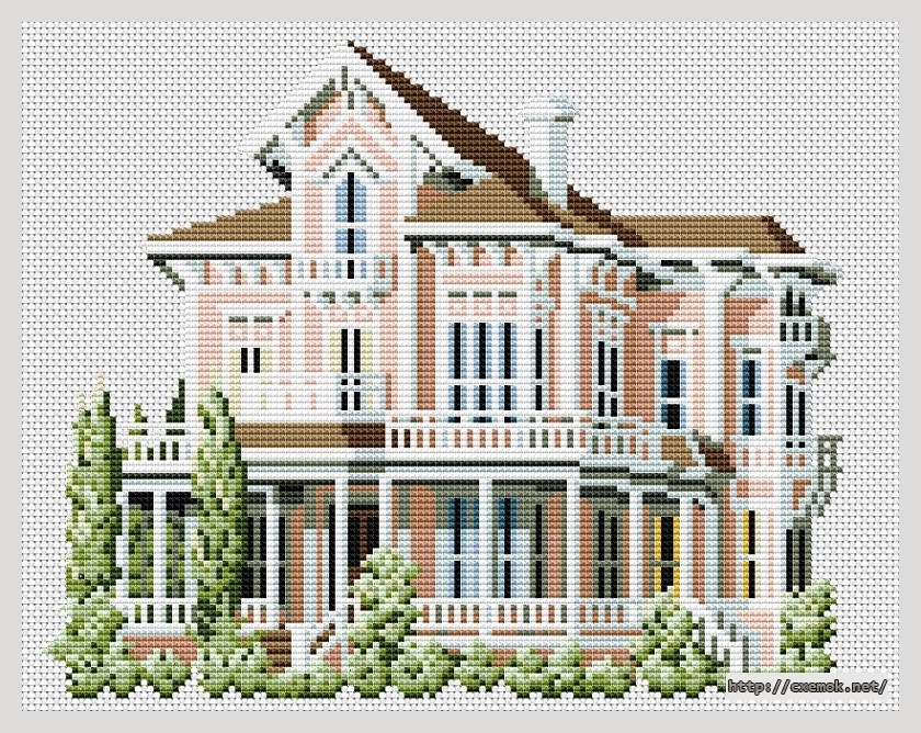Download embroidery patterns by cross-stitch  - The gable house, author 