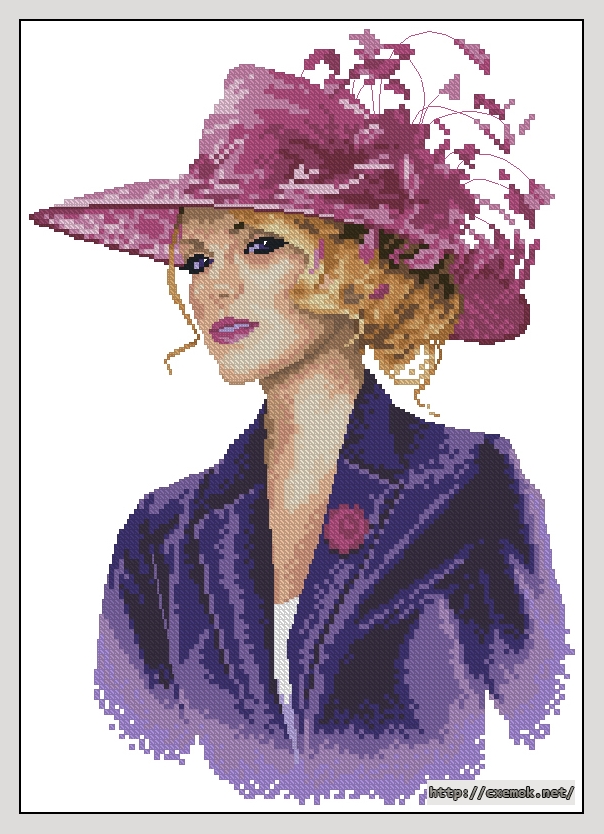 Download embroidery patterns by cross-stitch  - Sarah, author 