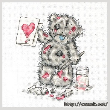 Download embroidery patterns by cross-stitch  - Художник, author 