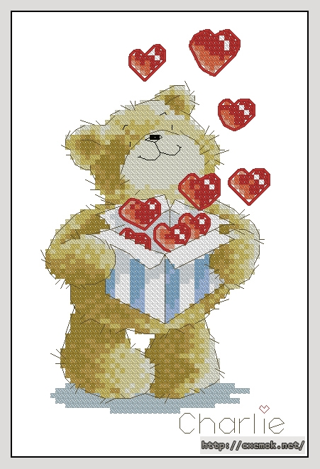 Download embroidery patterns by cross-stitch  - From charlie with love, author 