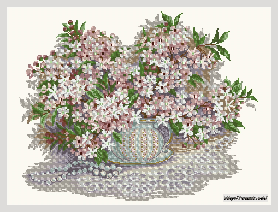 Download embroidery patterns by cross-stitch  - Вишневый цвет, author 