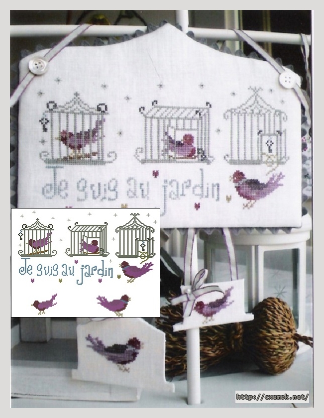 Download embroidery patterns by cross-stitch  - En catimini