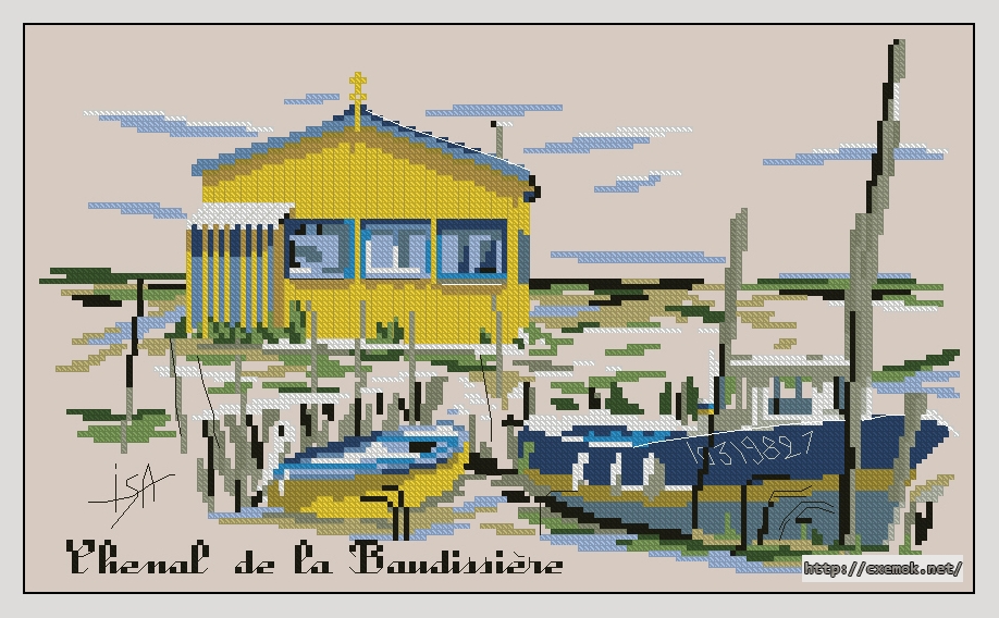 Download embroidery patterns by cross-stitch  - La tite cabane, author 