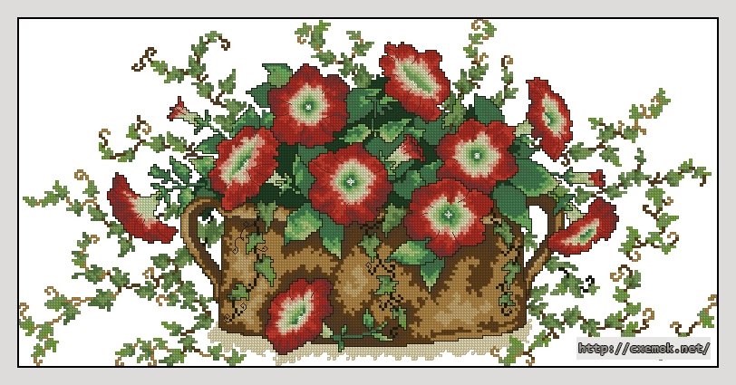 Download embroidery patterns by cross-stitch  - Dressed in red, author 