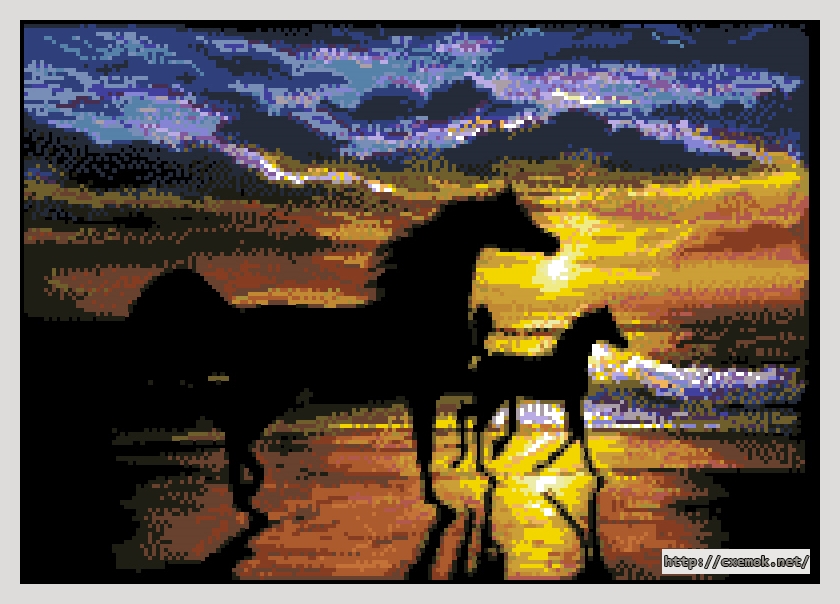 Download embroidery patterns by cross-stitch  - Serenity, author 