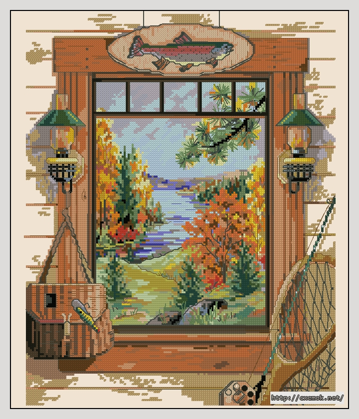 Download embroidery patterns by cross-stitch  - Sportsmen` dream, author 