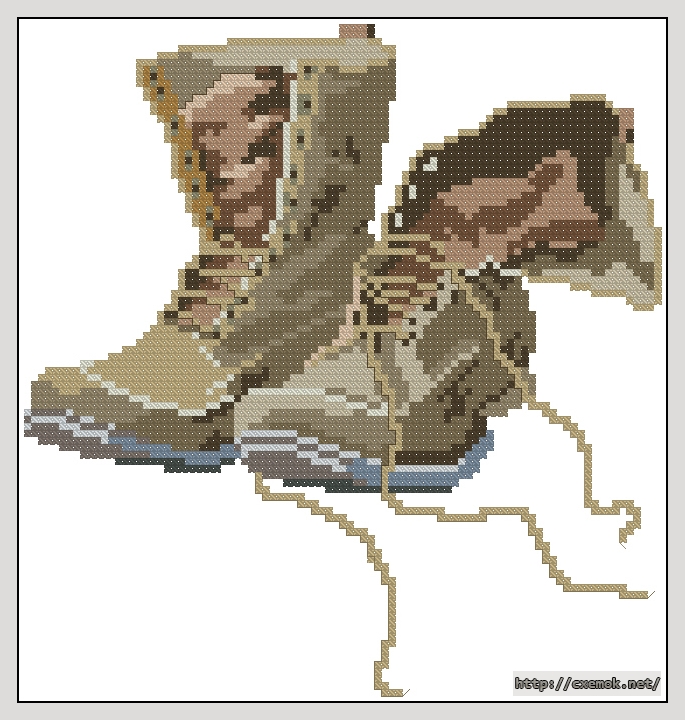Download embroidery patterns by cross-stitch  - After winter, author 