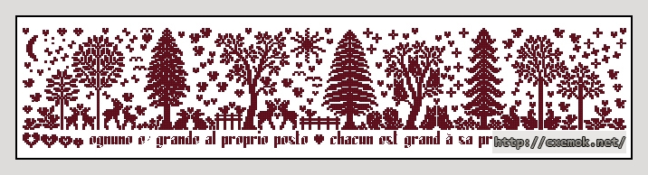 Download embroidery patterns by cross-stitch  - Nous sommes tous grands, author 