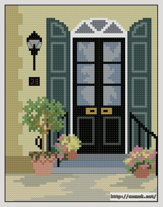 Download embroidery patterns by cross-stitch  - Collection six, author 