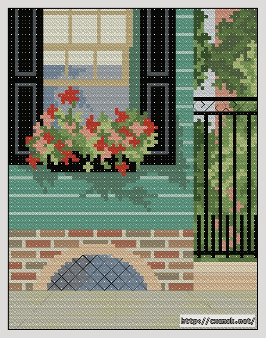 Download embroidery patterns by cross-stitch  - Collection five, author 