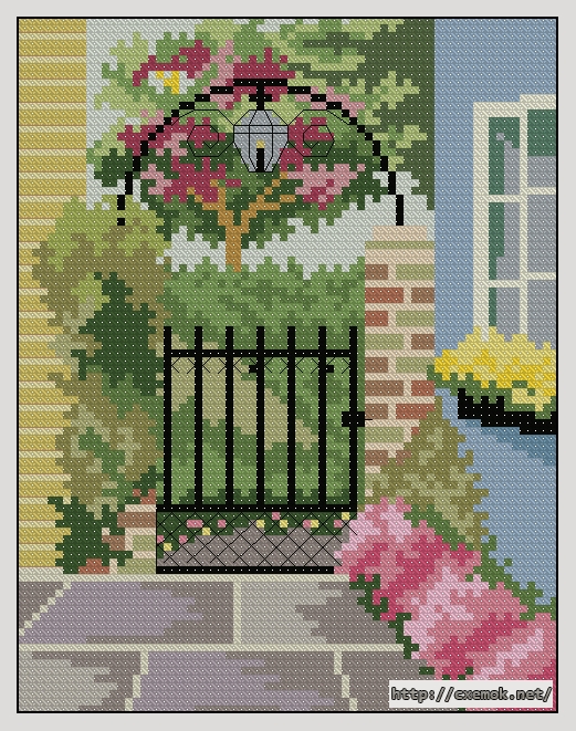 Download embroidery patterns by cross-stitch  - Collection four, author 