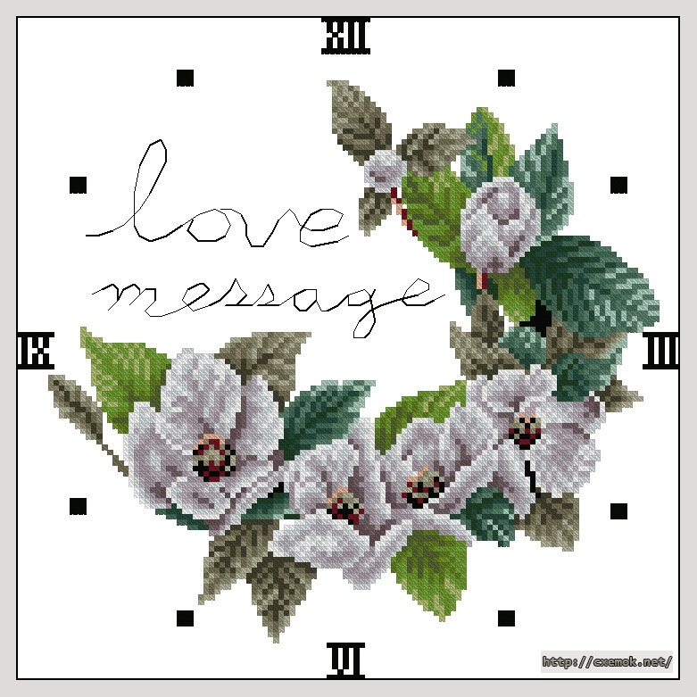 Download embroidery patterns by cross-stitch  - Camella japonica, author 