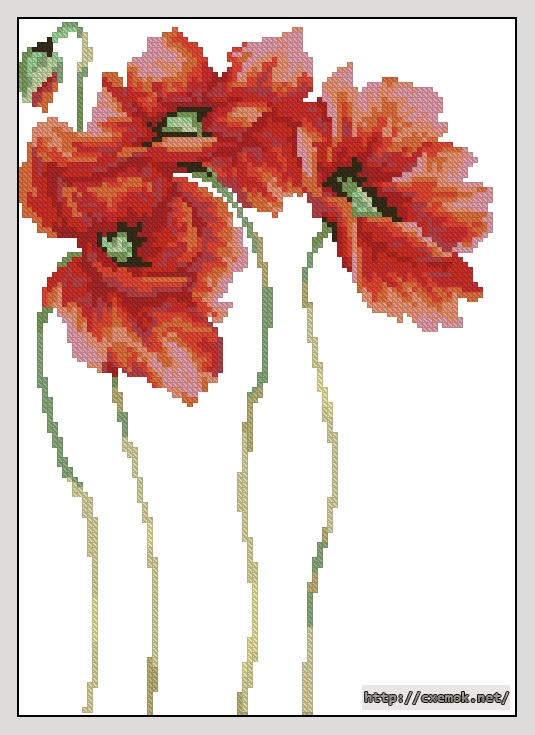 Download embroidery patterns by cross-stitch  - Maci, author 