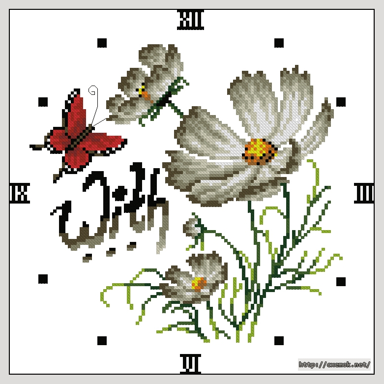 Download embroidery patterns by cross-stitch  - Cosmos, author 