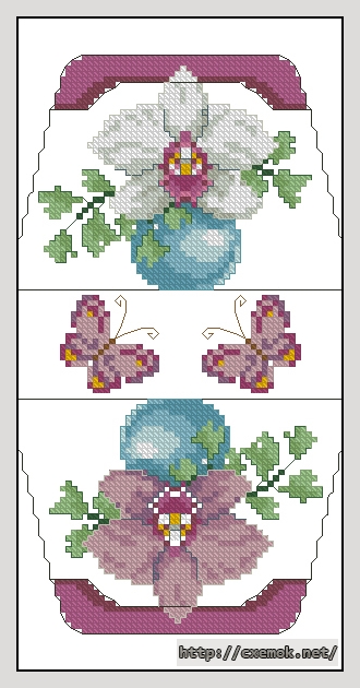 Download embroidery patterns by cross-stitch  - Орхидеи
