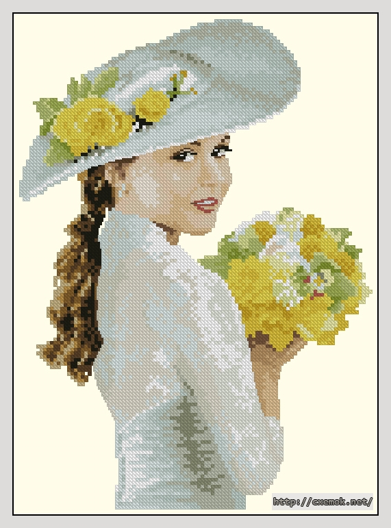 Download embroidery patterns by cross-stitch  - Alice, author 