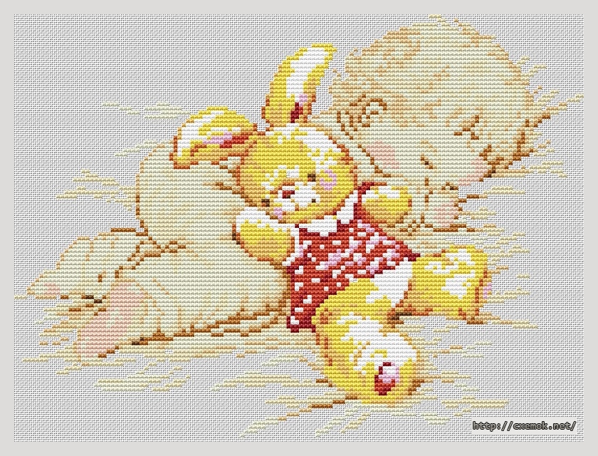 Download embroidery patterns by cross-stitch  - Дочурка, author 