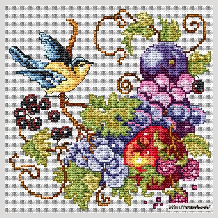 Download embroidery patterns by cross-stitch  - Beautiful bounty, author 