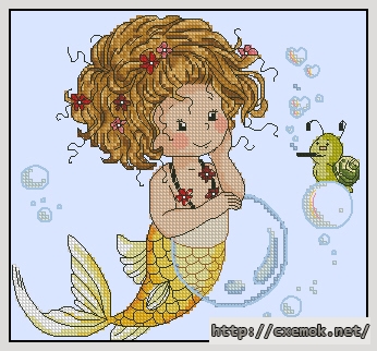 Download embroidery patterns by cross-stitch  - Soap-bubbles, author 