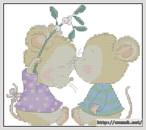 Download embroidery patterns by cross-stitch  - 