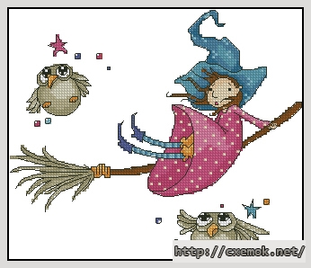 Download embroidery patterns by cross-stitch  - Maiden flight, author 