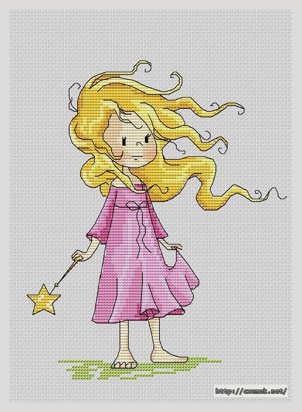 Download embroidery patterns by cross-stitch  - Little enchantress, author 