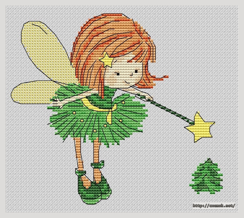Download embroidery patterns by cross-stitch  - Grow big!, author 