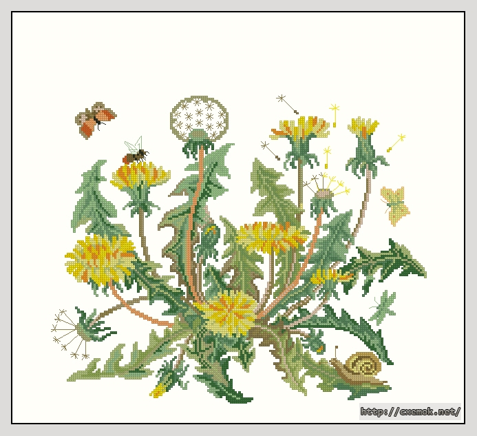 Download embroidery patterns by cross-stitch  - M?lkebotte 2, author 