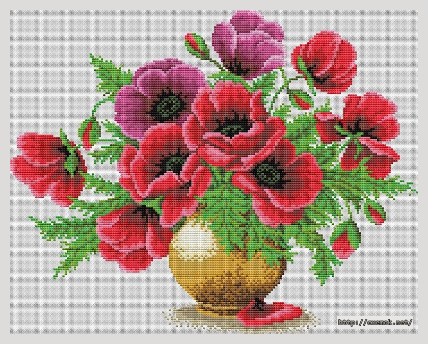 Download embroidery patterns by cross-stitch  - Лето красное, author 
