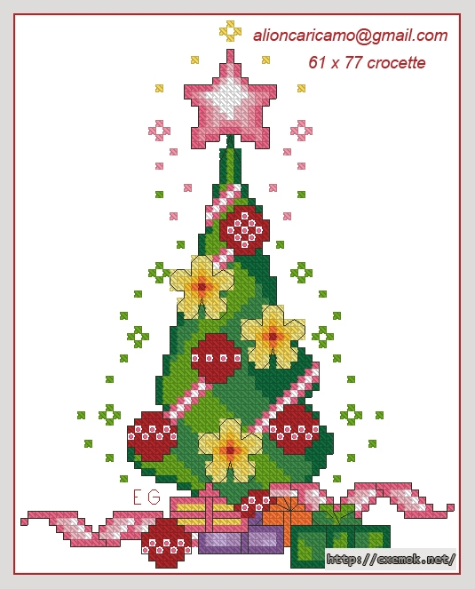 Download embroidery patterns by cross-stitch  - Elka, author 