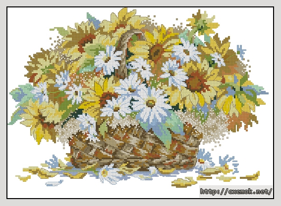 Download embroidery patterns by cross-stitch  - More sunshine, author 