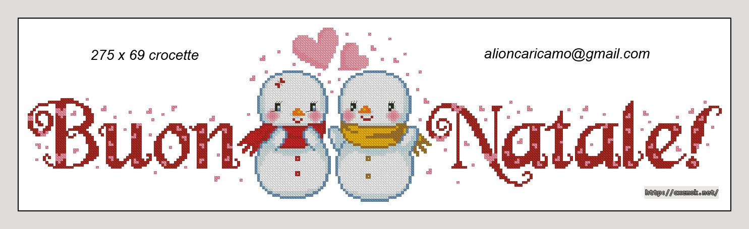 Download embroidery patterns by cross-stitch  - Buon natale! - 3, author 