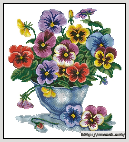 Download embroidery patterns by cross-stitch  - Поцелуй радуги, author 