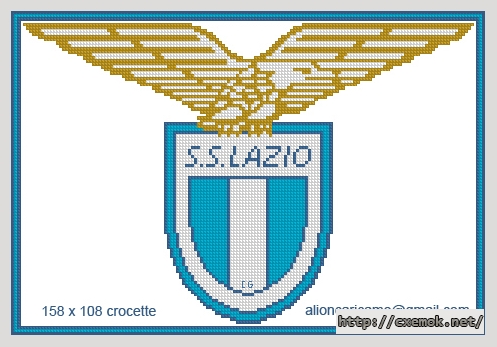 Download embroidery patterns by cross-stitch  - S.s. lazio, author 