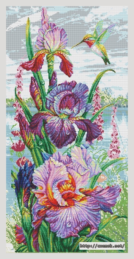 Download embroidery patterns by cross-stitch  - Гармония природы, author 