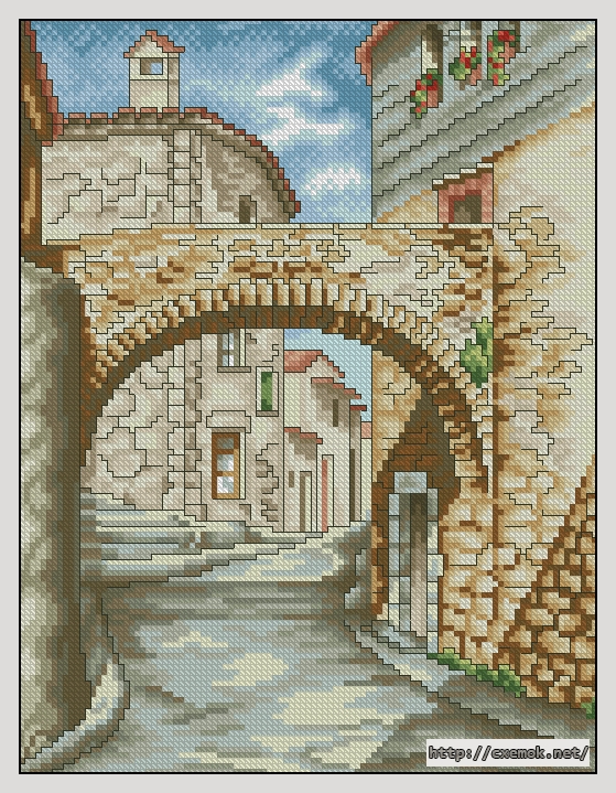 Download embroidery patterns by cross-stitch  - Romanticos rincones, author 