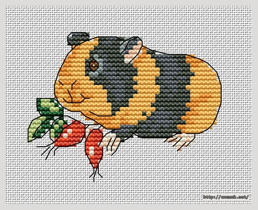 Download embroidery patterns by cross-stitch  - Умный гоша, author 