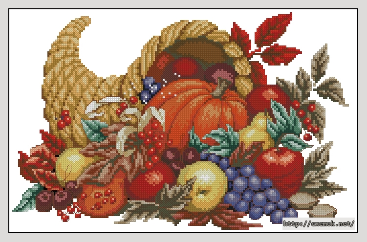 Download embroidery patterns by cross-stitch  - Giving thanks