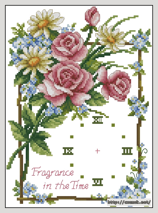 Download embroidery patterns by cross-stitch  - Fragrance in the time, author 