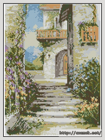 Download embroidery patterns by cross-stitch  - Улочка, author 