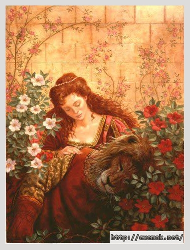 Download embroidery patterns by cross-stitch  - Beauty and the beast, author 