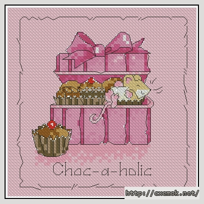 Download embroidery patterns by cross-stitch  - February, author 